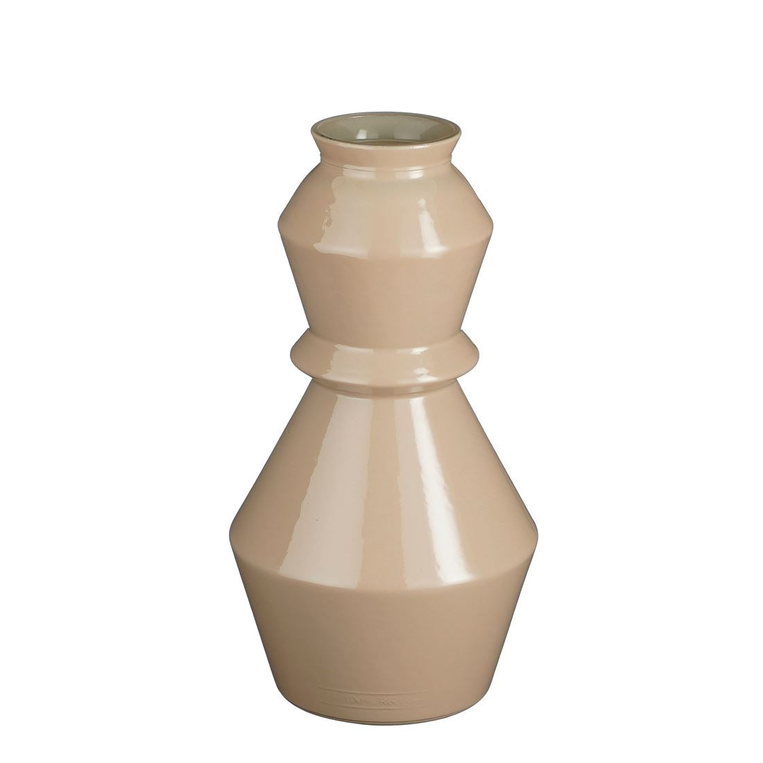 Vaso Vidro Ashton Taupe 30x16cm