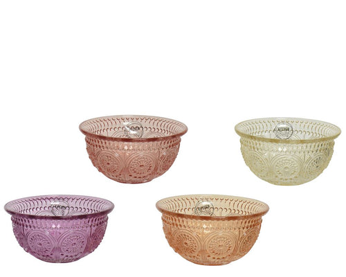 Bowl Vidro Cores Sortidas 13x7cm