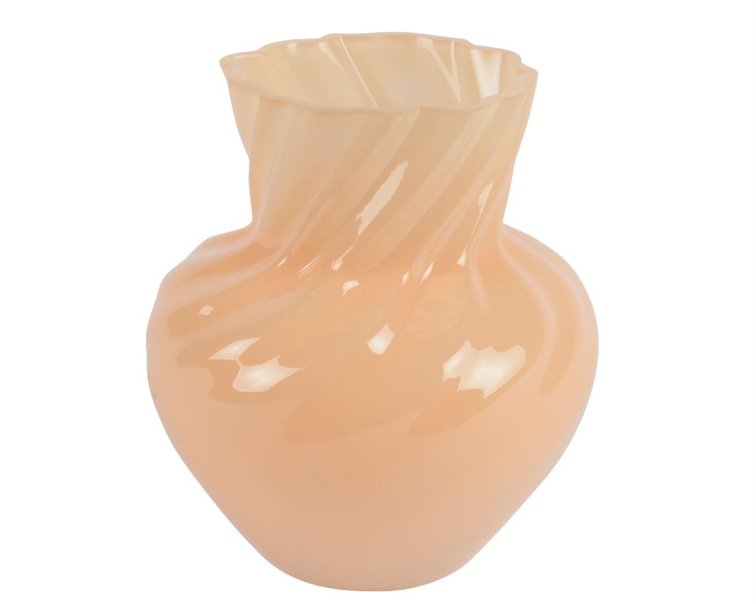 Jarra Vidro Milky Salmão 19x21cm