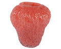 Vaso Vidro Morango Vermelho 18x21cm