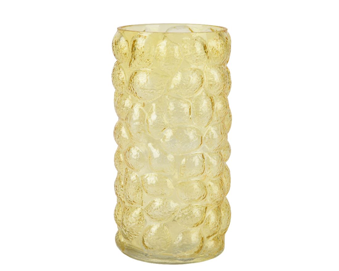 Jarra Vidro Limões Amarelo 15x28cm