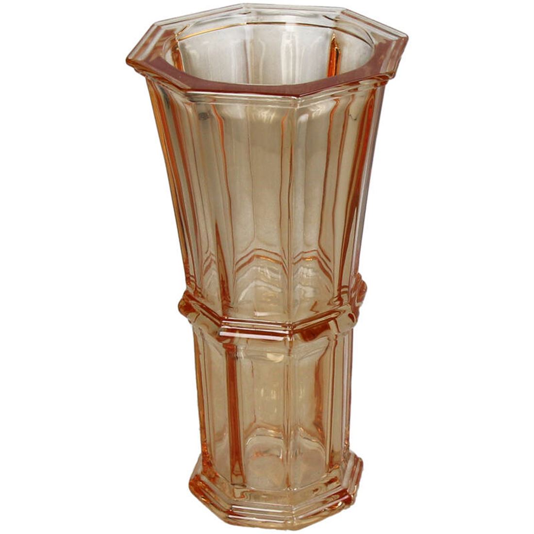 Jarra Vidro Laranja Claro 23x13cm