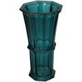 Jarra Vidro Azul Petróleo 23x13cm
