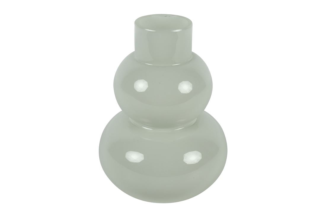 Jarra Vidro Santina Branco 23x18cm