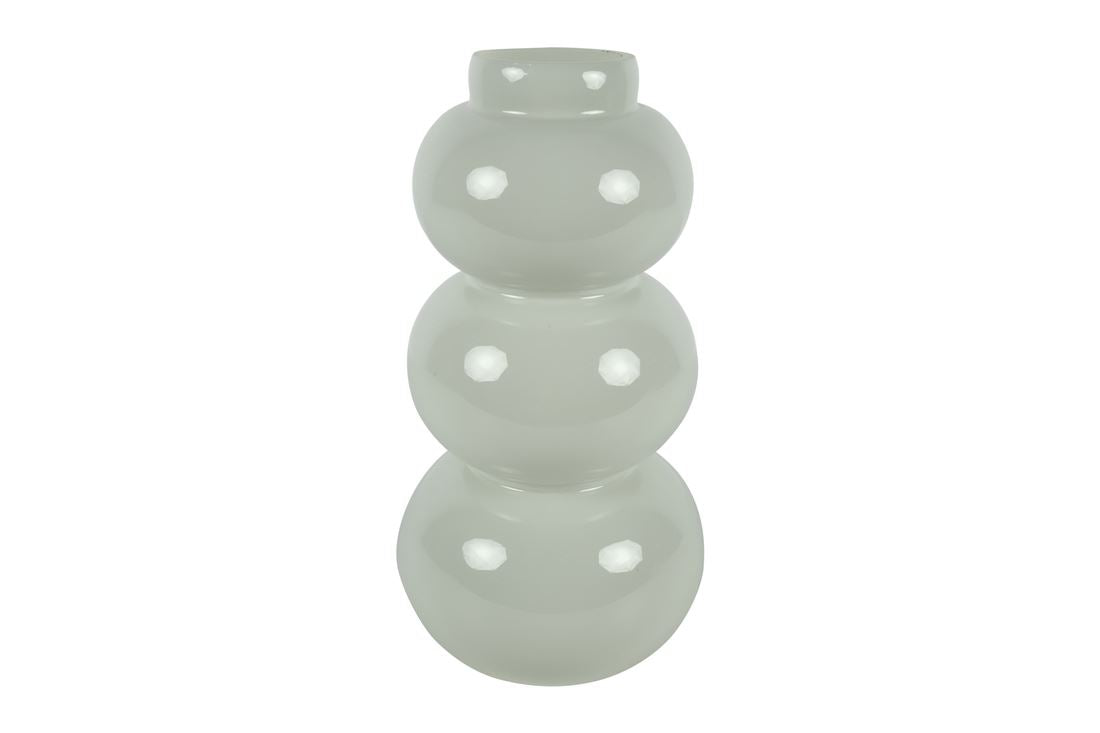 Jarra Vidro Santina Branco 36x18cm