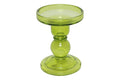 Castiçal Vidro Cleo Verde 8.5x11.5cm