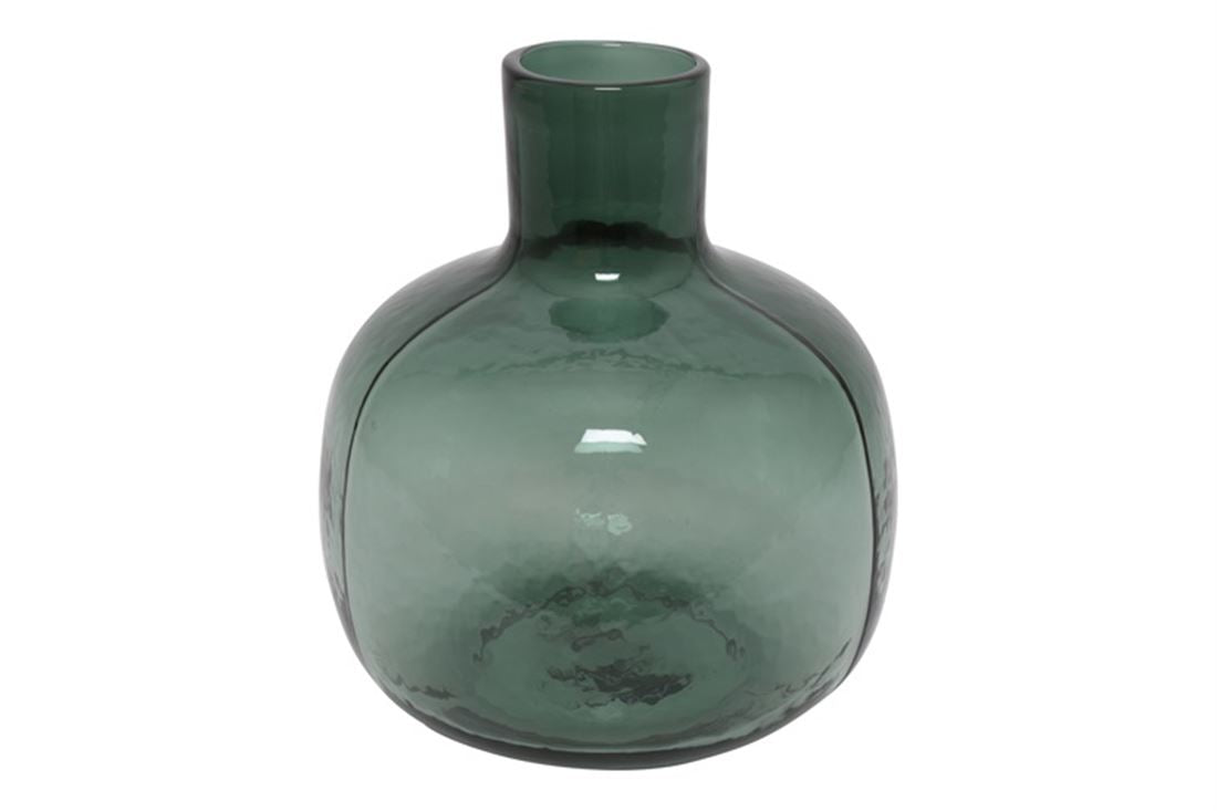 Vaso Vidro Liza Verde 26x30cm