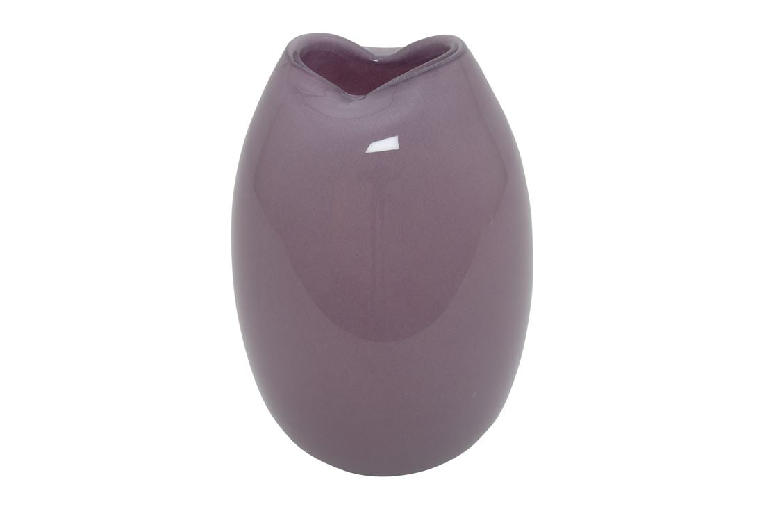 Vaso Vidro Riany Roxo 28cm