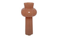 Jarra Vidro Marley Castanho Claro 35cm