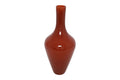 Vaso Vidro Jamiro Laranja Escuro 36x16cm