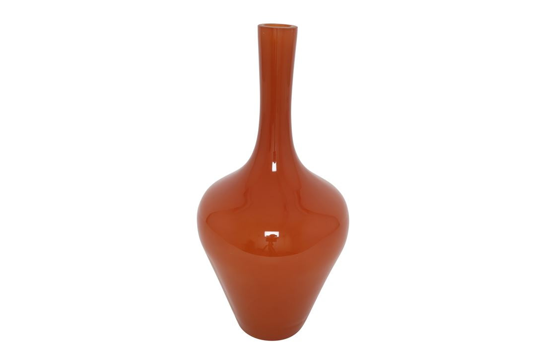 Vaso Vidro Jamiro Laranja 45x22cm