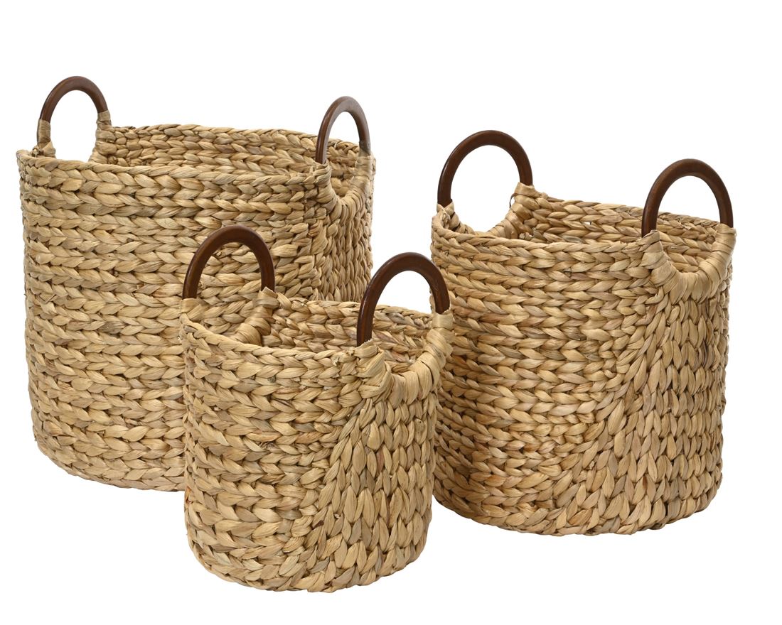 Cesto Corda Redondo Natural 22x31cm
