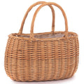 Bolsa/Cesto Vime Redondo Natural c/Asa 32cm