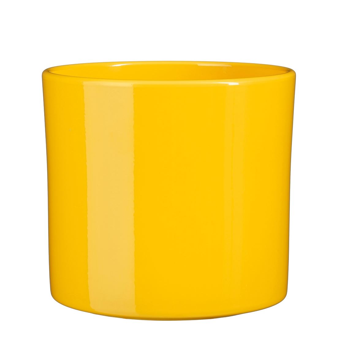 Vaso Era Redondo Amarelo 26x28cm