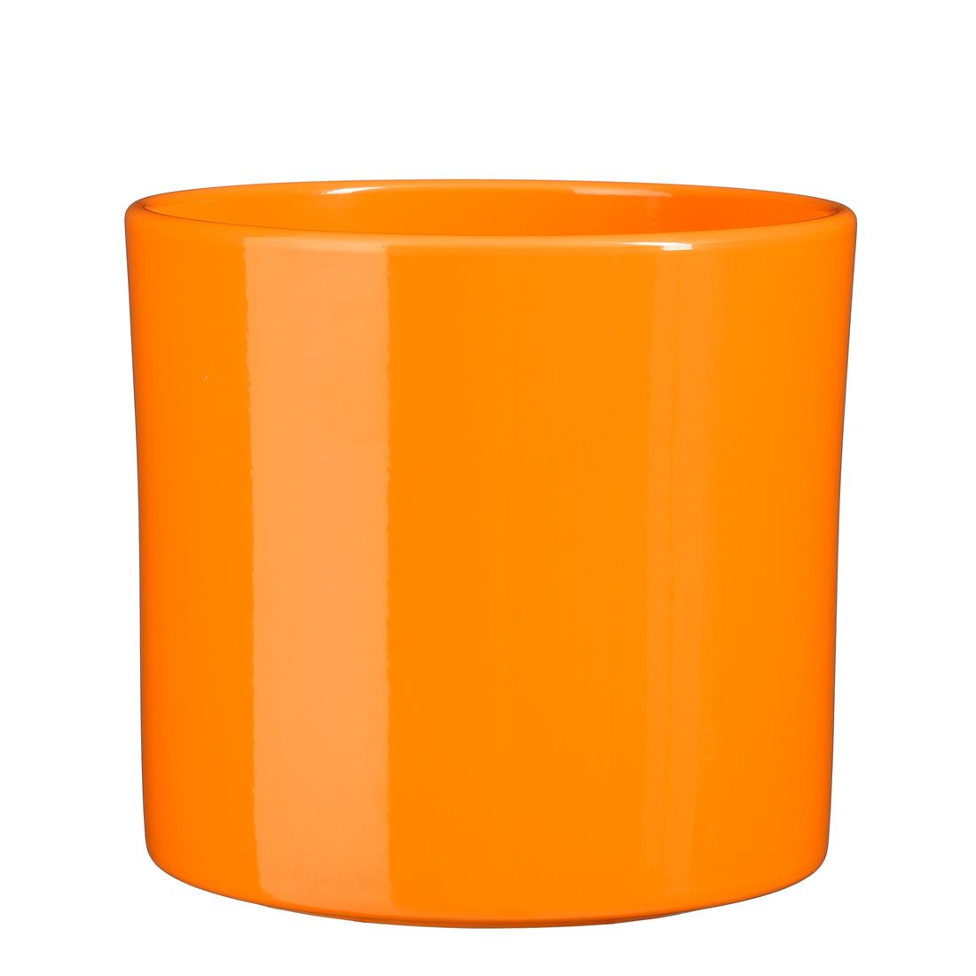 Vaso Era Redondo Laranja 26x28cm