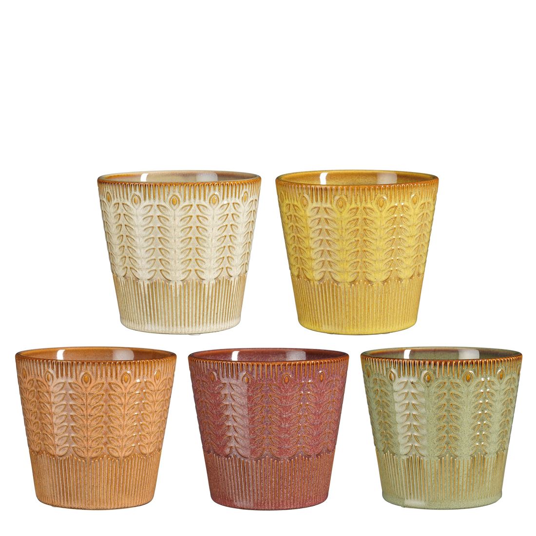 Vaso Dina Redondo Cor Sortida 13x14cm