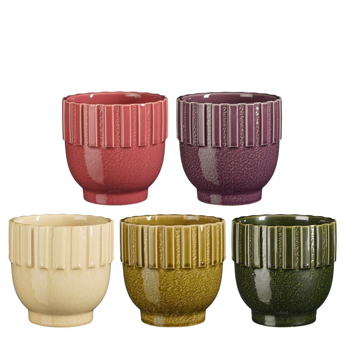 Vaso Marley Redondo Cor Sortida 15x15cm
