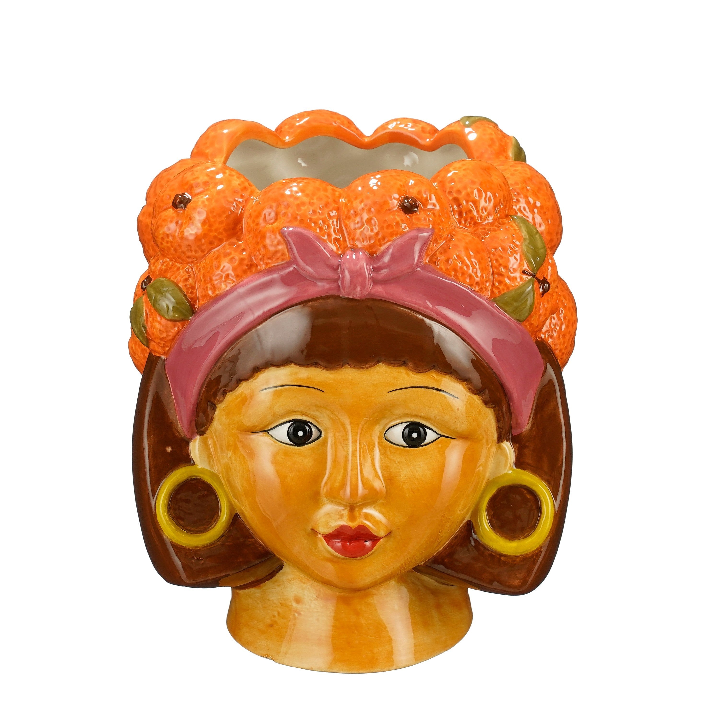 Floreira Funny Havai Laranjas 20x22cm