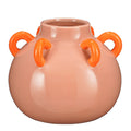 Vaso Duke Rosa c/Argolas 20x23x23cm
