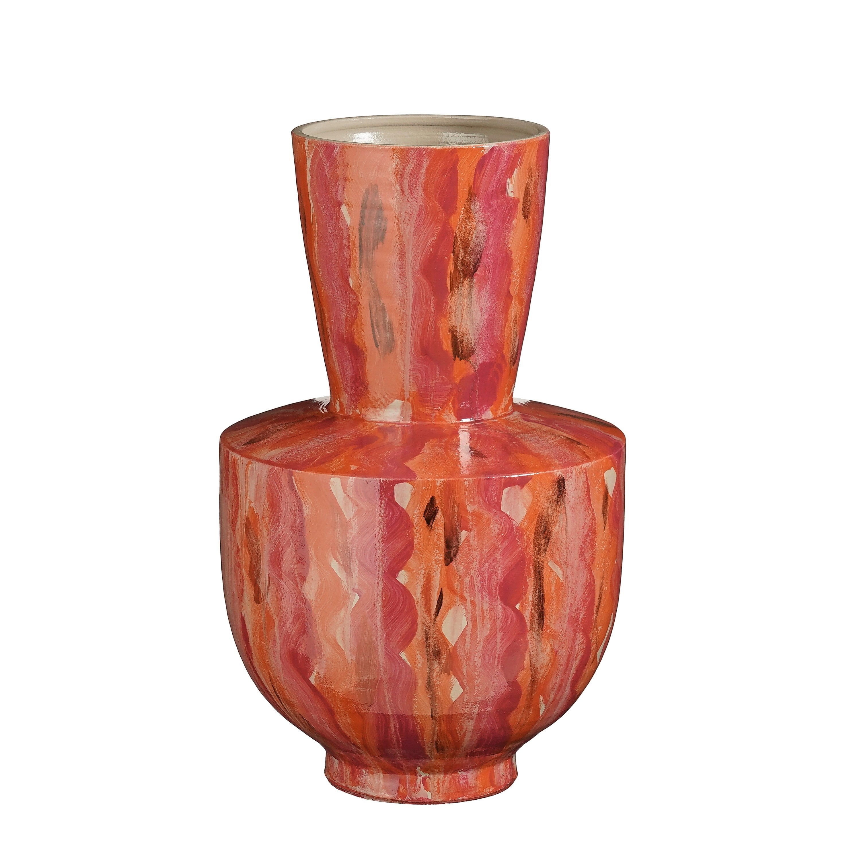 Vaso Nigel Cerâmica Rosado 45x29cm