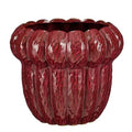 Vaso Cerâmico Nova Vermelho Escuro 24x29cm