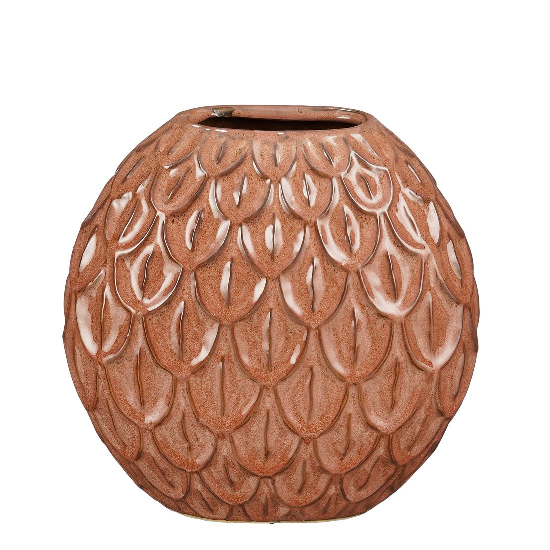 Jarra Oval Quinn Rosa Velho 28x27cm