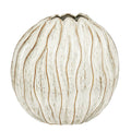 Floreira Jovi Branca Listrada 35x35cm
