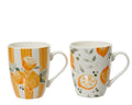 Caneca Motivos Laranja Sortido 12x10cm
