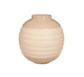Vaso Grécia Redondo Castanho Claro 27cm