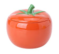 Pote Cerâmico c/Tampa Tomate Vermelho 15cm