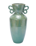 Jarra Cerâmica Puerto Carrillo Azul Turquesa 45cm