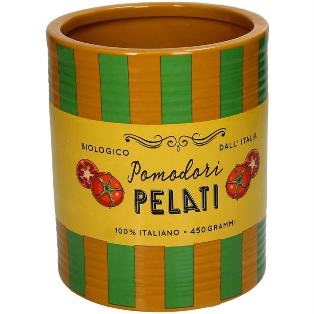Vaso Cerâmico Pomodori Colorido 16x13cm