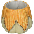 Floreira Cerâmica Milho Amarelo 13x17cm