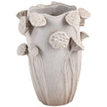 Jarra Cerâmica Lotus Branca 51x36x35cm