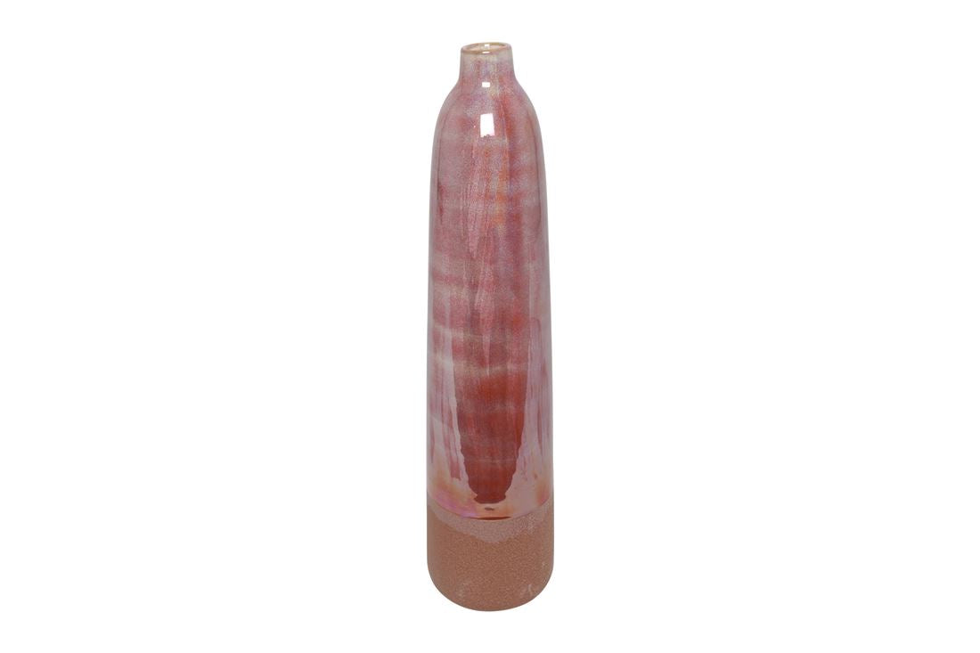 Jarra Cerâmica Donte Reluzente Vermelho 51cm