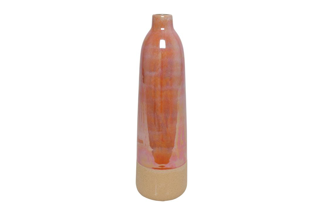 Jarra Cerâmica Donte Reluzente Laranja 36cm