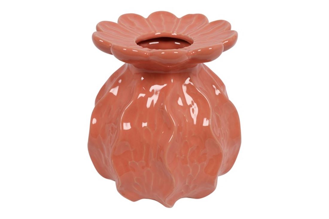 Jarra Cerâmica Pio Rosa 16.5x17.5cm