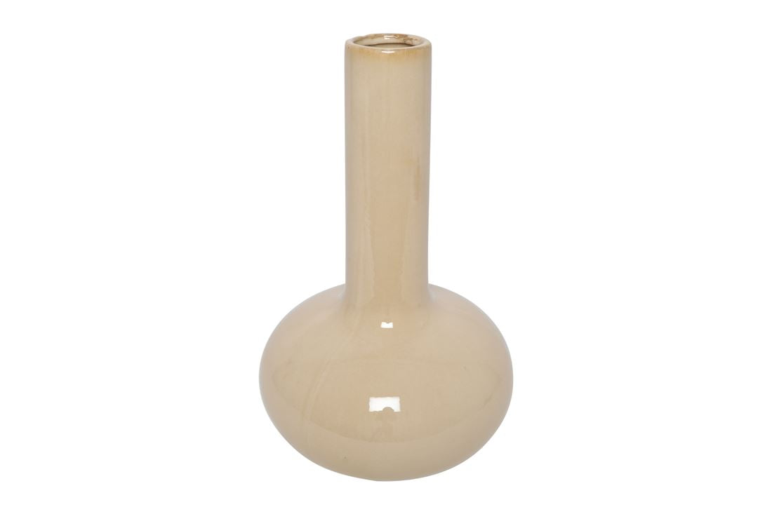 Jarra Cerâmica Baron Redonda Creme 44x29cm