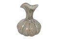 Floreira Cerâmica Calix Creme Escuro 30x26cm