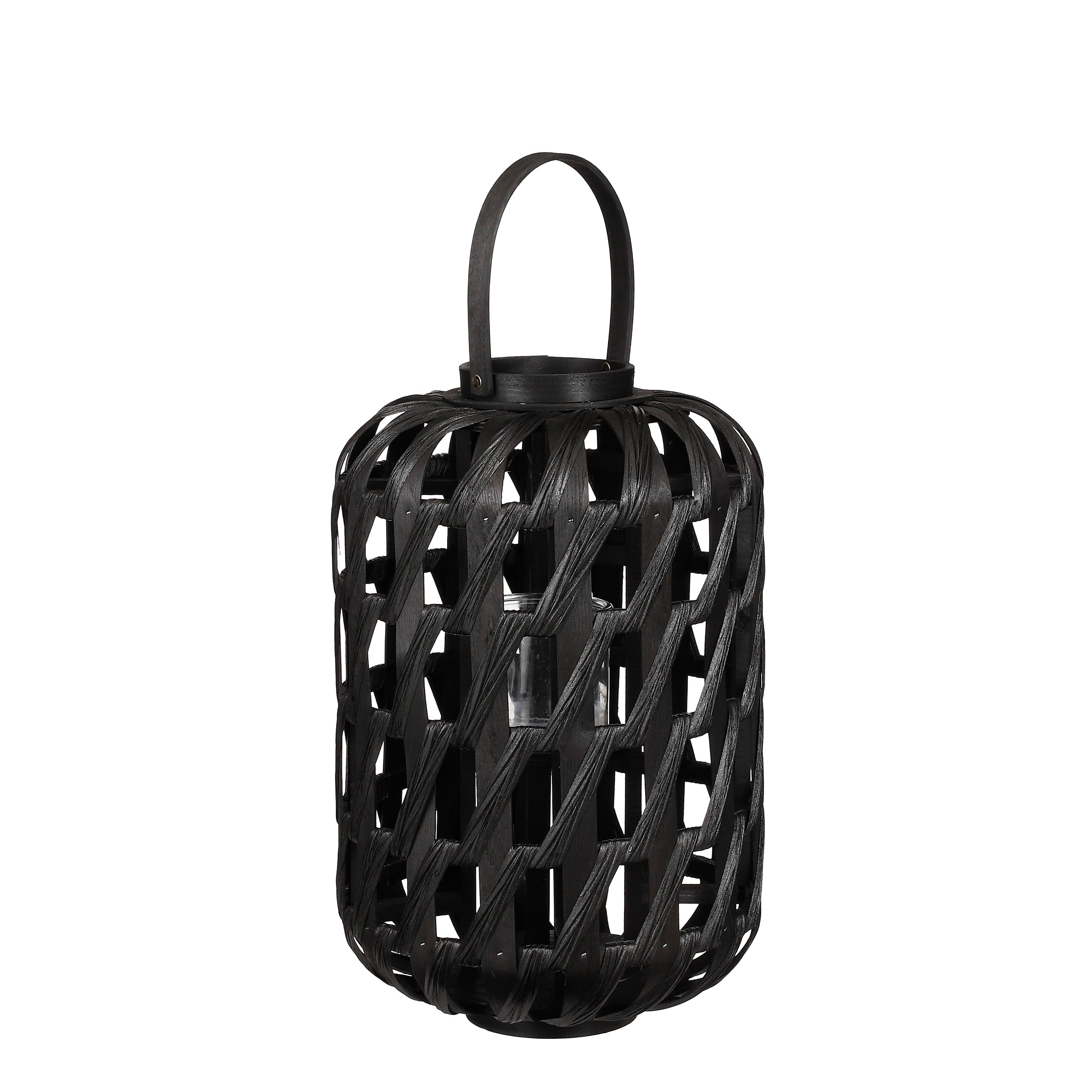 Candeia Helios Vime Preto 49x31cm