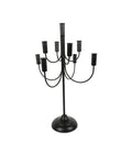 Candelabro Metal Laramie Preto x9 38x61cm