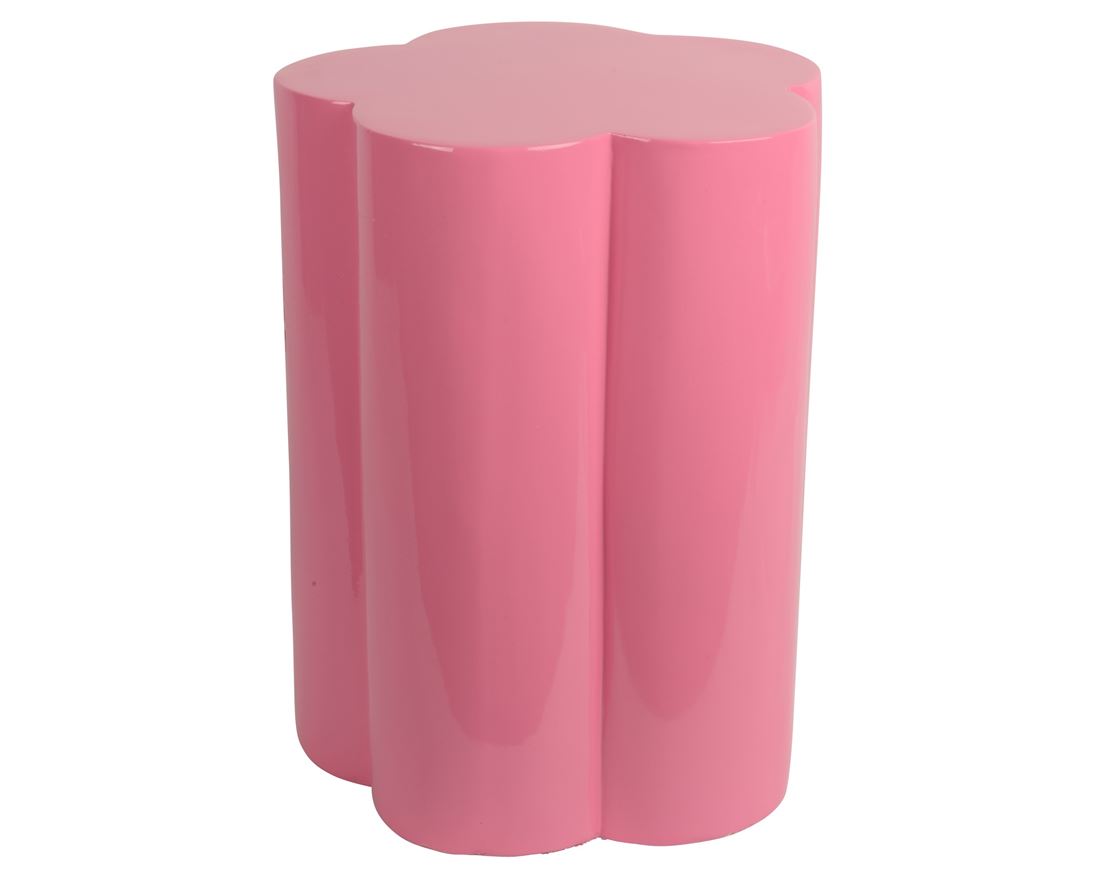 Mesa Fibra Flor Rosa 45x34cm