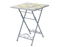 Mesa Metal Sorrento Azul 58x76cm