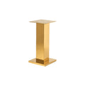Coluna Efeito Espelho Quadrado Dourado 60cm