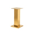 Coluna Efeito Espelho Quadrado Dourado 80cm