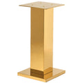 Coluna Efeito Espelho Quadrado Dourado 100cm