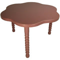 Mesa Madeira Clássica Rosada 35x57x57cm