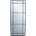 Espelho Moldura Metal Preta 77x183cm
