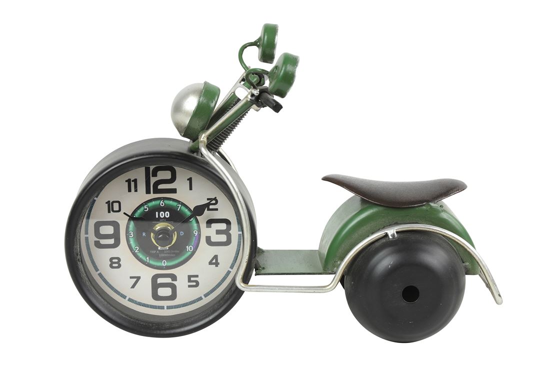 Relógio Scooter Verde 16,5x22cm