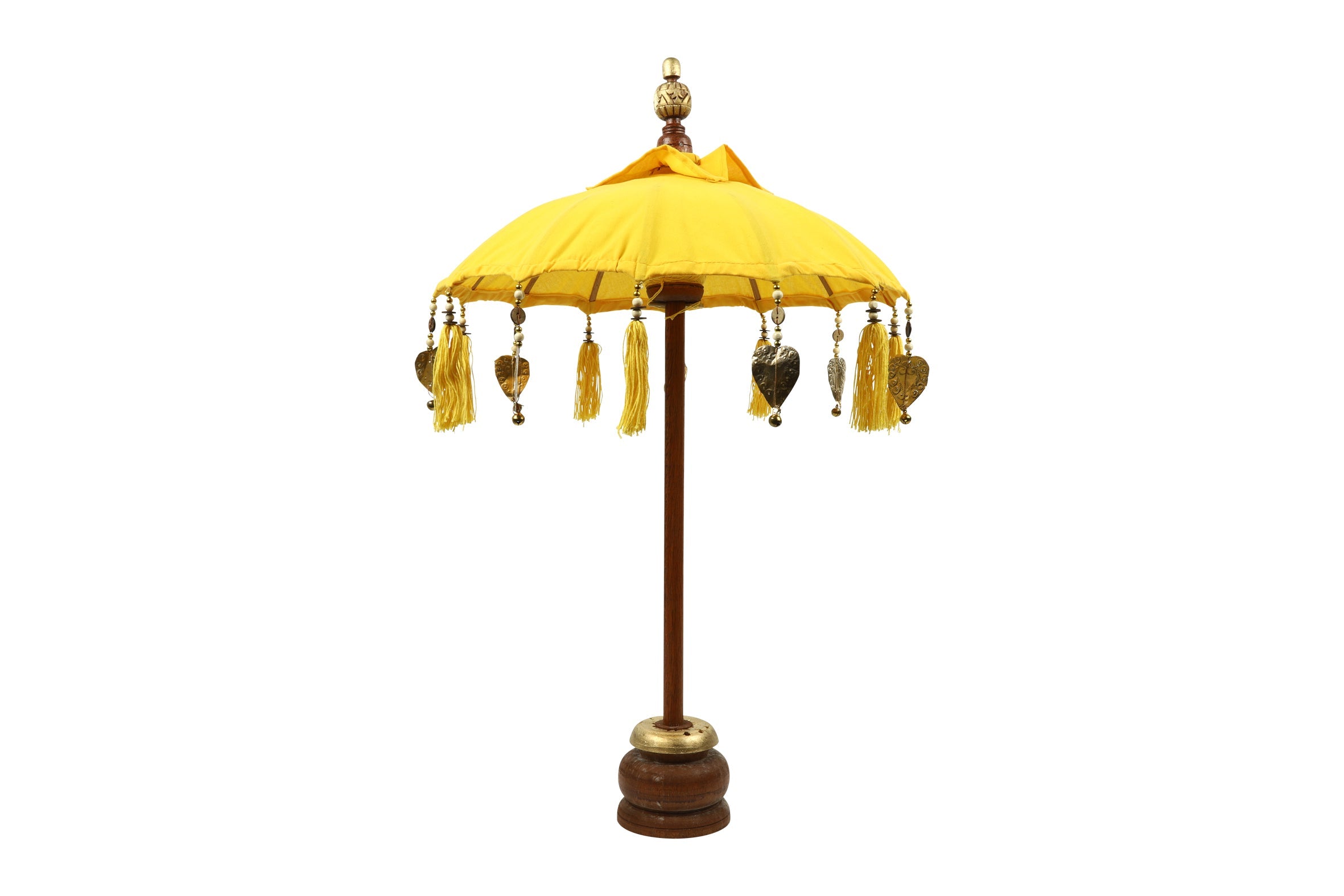 Guarda-sol Bali Decorativo Amarelo 78x47cm